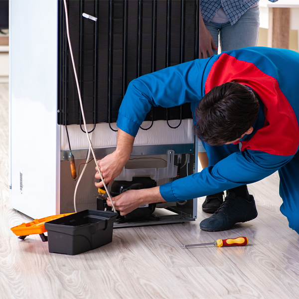 how much do you charge for refrigerator repair services in Seven Points Texas